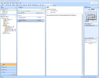 Klingon mail Outlook window small